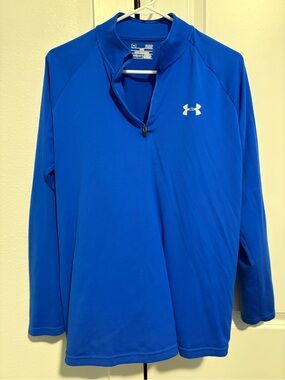 Under Armour Royal Blue Men's 1/4 Zip Performance Pullover